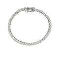 7.8ct Princess Cut Lab Diamond Tennis Bracelet | VS2+ | 10K White Gold