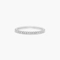 0.18ct Flush Fit French Pavé Diamond Wedding Ring | 10K Gold