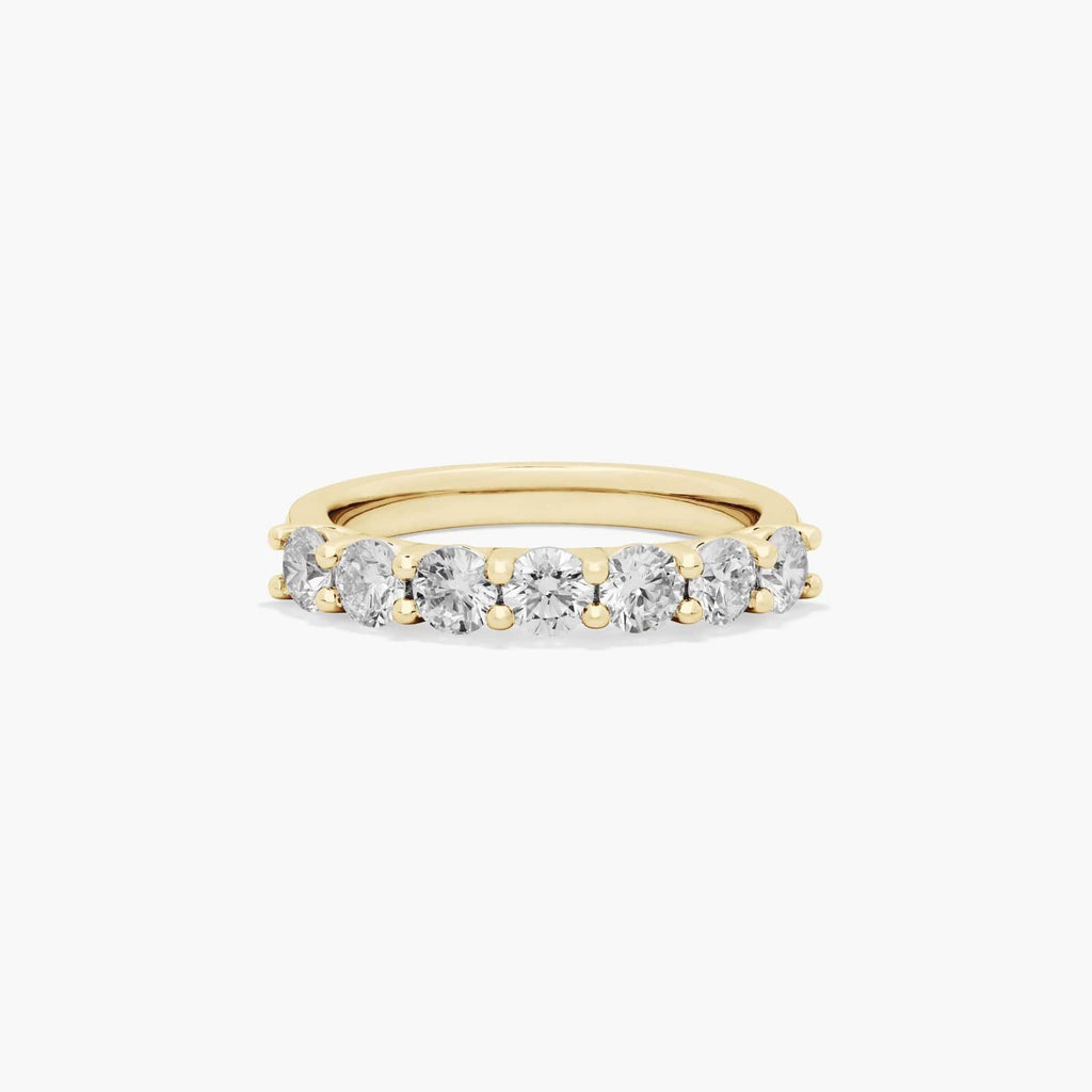 1ct Seven Stone Anniversary Ring | Lab Diamond | 10K Gold
