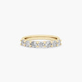 1ct Seven Stone Anniversary Ring | Lab Diamond | 10K Gold