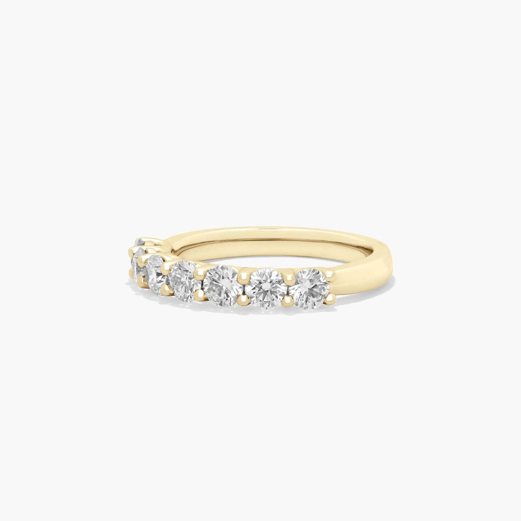 1ct Seven Stone Anniversary Ring | Lab Diamond | 10K Gold