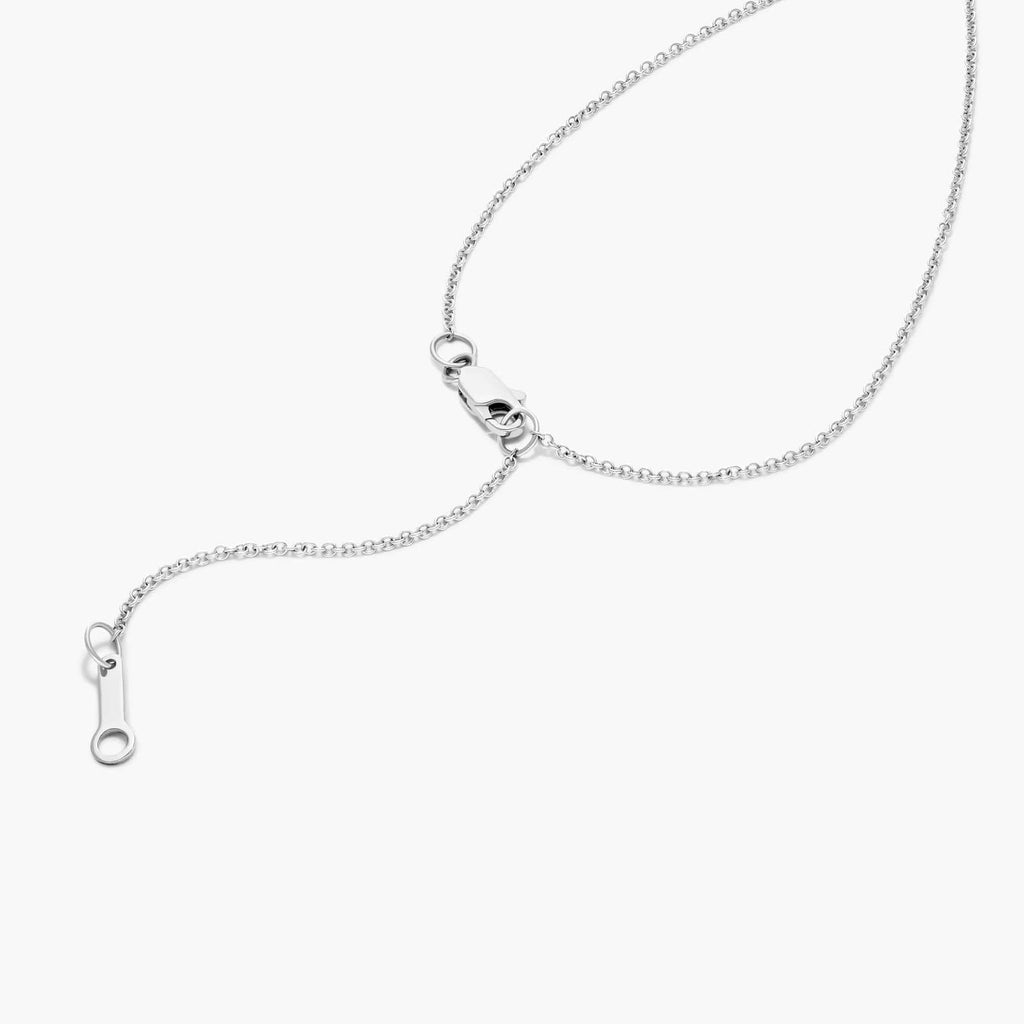 3ct Mixed Shape Diamond Cluster Necklace | 10K Gold
