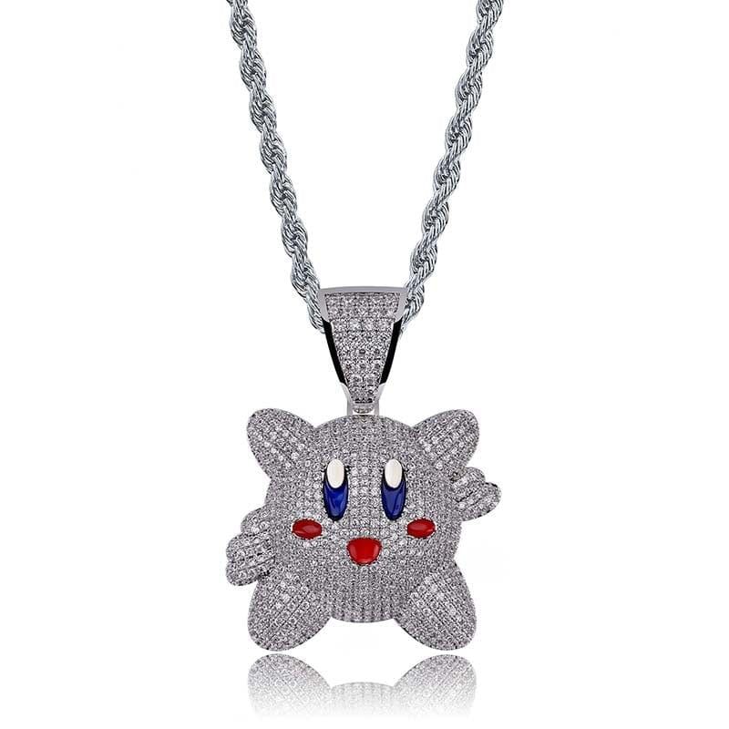 8.25ct Lab Diamond Gaming Pendant | IGI Certified VS+ | 10K White Gold
