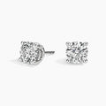 1ctw Lab Diamond Stud Earrings | Round Cut | IGI Certified VS DEF | 10K White Gold
