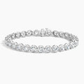 5ct Lab Diamond Tennis Bracelet | Round Brilliant | IGI Certified VS+ DEF | 10K White Gold