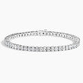 5ct Lab Diamond Tennis Bracelet | Oval Cut | IGI Certified VS | 10K White Gold | 7 Inch