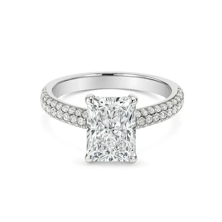 2.25ctw Radiant Cut VS2+ Lab Grown Diamond Solitaire Ring in 14K Gold
